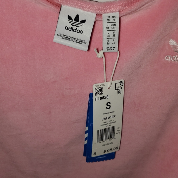 Adidas Womens Sweatshirt Small New - Picture 2 of 5
